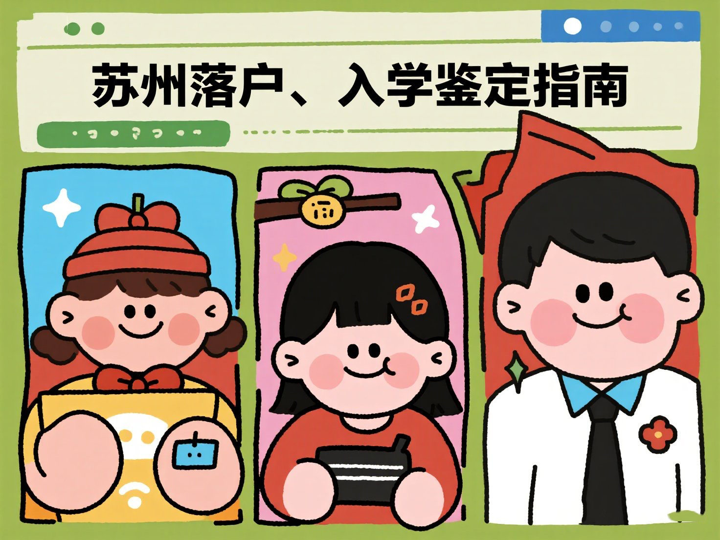 给孩子的未来一个确凿的起点:苏州落户、入学鉴定指南