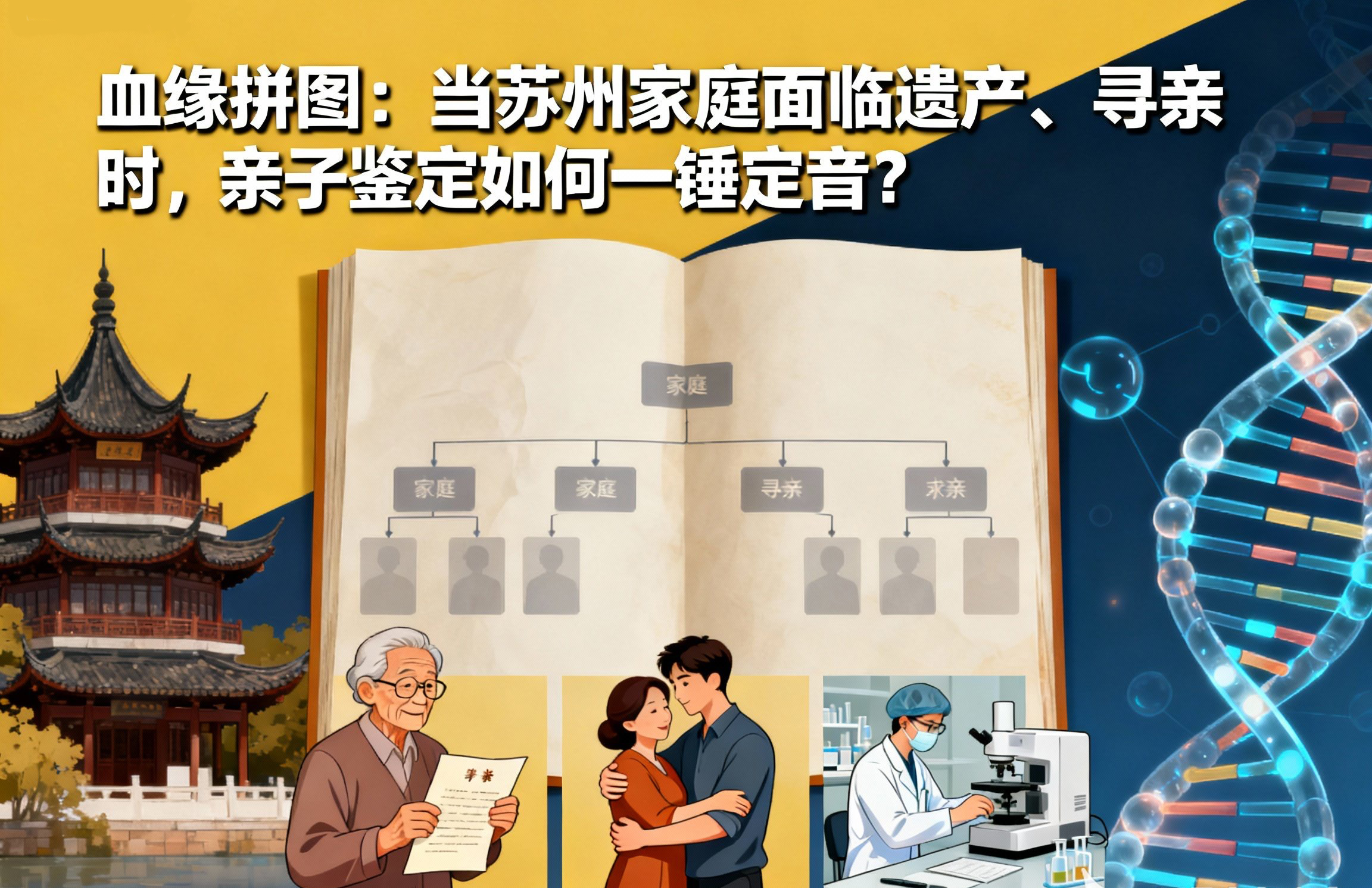 血缘拼图：当苏州家庭面临遗产、寻亲时，亲子鉴定如何一锤定音？
